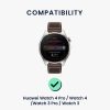 2 db Kwmobile szíj Huawei Watch 4/Watch 4 Pro/Watch 3 készülékhez, fekete/sötétkék, szilikon, KWM000024SW001C