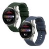 2 db Kwmobile szíj Huawei Watch 4/Watch 4 Pro/Watch 3 készülékhez, sötétzöld/kék, szilikon, KWM000024SW002C