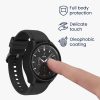 2 db Kwmobile tok készlet biztonsági üveggel Samsung Galaxy Watch 6-hoz, fekete/átlátszó, műanyag, KWM000024TD001C