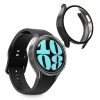 2 db Kwmobile tok készlet Samsung Galaxy Watch 6 telefonhoz, fekete/átlátszó, szilikon, KWM000024TG002C