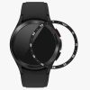 Kwmobile számlapkeret Samsung Galaxy Watch 6 Classic telefonhoz, fekete/ezüst, alumínium, KWM000024TK001C