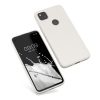 Kwmobile tok Google Pixel 4a telefonhoz, fehér, szilikon, KWM000011JE041C