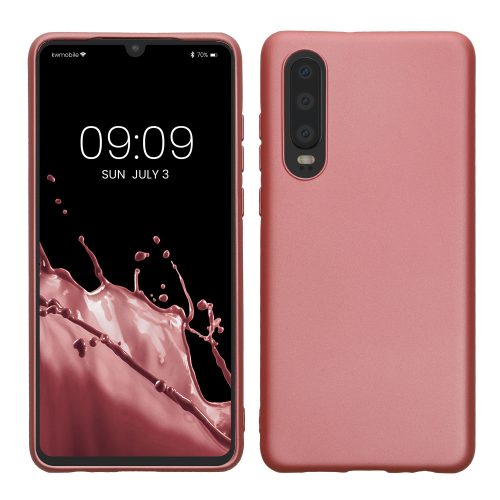 Kwmobile tok Huawei P30-hoz, rózsaszín, szilikon, KWM000009MG010C