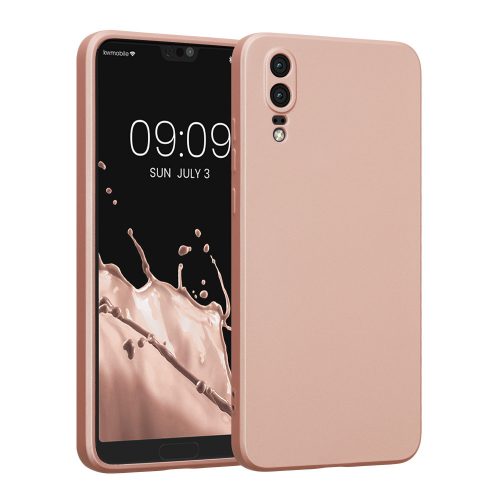 Kwmobile tok Huawei P20-hoz, rózsaszín, szilikon, KWM0000193F006C