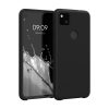 Kwmobile tok Google Pixel 4a telefonhoz, fekete, szilikon, KWM000011HX062C