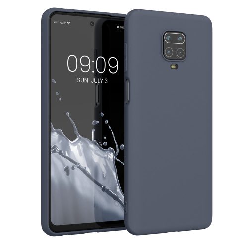 Kwmobile tok Xiaomi Redmi Note 9S/Redmi Note 9 Pro/Redmi Note 9 Pro Max készülékekhez, sötétkék, szilikon, KWM000011AH047C