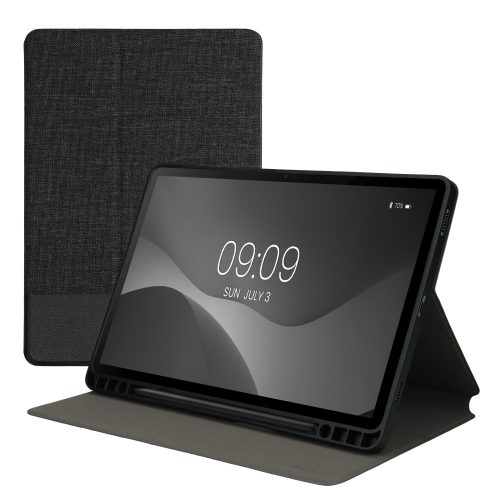 Kwmobile tok Samsung Galaxy Tab S9 telefonhoz, fekete, textil, KWM000023PO001C