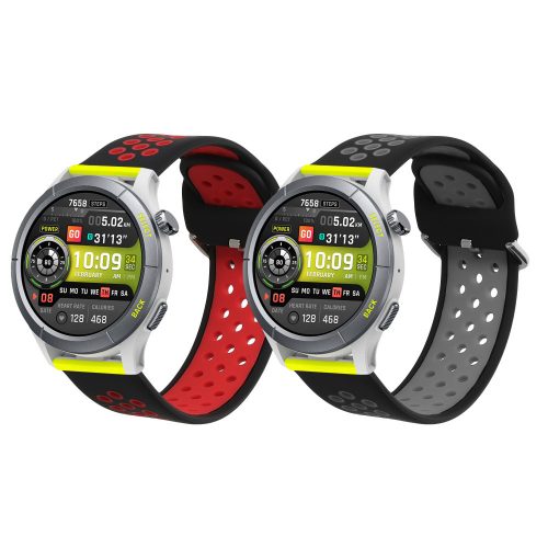 2 db Kwmobile pánt készlet Amazfit Cheetah/ZEPP E, többszínű, szilikon, KWM000024TZ001C