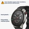 2 db Kwmobile védőfólia készlet Amazfit GTR 4, átlátszó/fekete, polimer, KWM000024VN001C