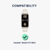 2 db Kwmobile védőfólia készlet Huawei Watch Fit mini, átlátszó/fekete, polimer, KWM000024VT001C