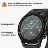 2 db Kwmobile védőfólia készlet Huawei Watch GT2-hez (42 mm), átlátszó/fekete, polimer, KWM000024VU001C