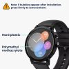 2 db Kwmobile védőfólia készlet Huawei Watch GT 3-hoz (42 mm), átlátszó/fekete, polimer, KWM000024VW001C