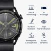 2 db Kwmobile védőfólia készlet Huawei Watch GT 3-hoz (46 mm), átlátszó/fekete, polimer, KWM000024VX001C