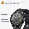 2 db Kwmobile védőfólia készlet Huawei Watch GT 3-hoz (46 mm), átlátszó/fekete, polimer, KWM000024VX001C