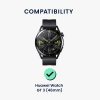 2 db Kwmobile védőfólia készlet Huawei Watch GT 3-hoz (46 mm), átlátszó/fekete, polimer, KWM000024VX001C