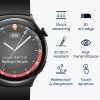 2 db Kwmobile védőfólia készlet Huawei Watch 4, átlátszó/fekete, polimer, KWM000024VY001C