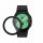 2 db Kwmobile védőfólia készlet Samsung Galaxy Watch 4 készülékhez, átlátszó/fekete, polimer, KWM000024WD001C