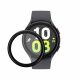 2 db Kwmobile védőfólia készlet Samsung Galaxy Watch 5 készülékhez, átlátszó/fekete, polimer, KWM000024WG001C