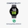 2 db Kwmobile védőfólia készlet Samsung Galaxy Watch 5 készülékhez, átlátszó/fekete, polimer, KWM000024WG001C