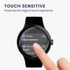 2 db Kwmobile védőfólia készlet Google Pixel Watchhoz, átlátszó/fekete, polimer, KWM000024WH001C