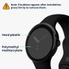 2 db Kwmobile védőfólia készlet Google Pixel Watchhoz, átlátszó/fekete, polimer, KWM000024WH001C