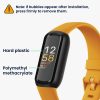 2 db Kwmobile védőfólia készlet Fitbit Inspire 3-hoz, átlátszó/fekete, polimer, KWM000024WJ001C