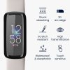 2 db Kwmobile védőfólia készlet Fitbit Luxe-hoz, átlátszó/fekete, polimer, KWM000024WN001C