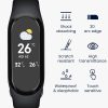 2 db Kwmobile védőfólia készlet Xiaomi Mi Band 7 telefonhoz, átlátszó/fekete, polimer, KWM000024WQ001C