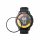 2 db Kwmobile védőfólia készlet Xiaomi Watch S1 Active-hoz, átlátszó/fekete, polimer, KWM000024WT001C