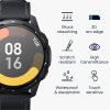 2 db Kwmobile védőfólia készlet Xiaomi Watch S1 Active-hoz, átlátszó/fekete, polimer, KWM000024WT001C