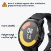 2 db Kwmobile védőfólia készlet Xiaomi Watch S1 Active-hoz, átlátszó/fekete, polimer, KWM000024WT001C