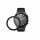 2 db Kwmobile védőfólia készlet Xiaomi Watch S1, átlátszó/fekete, polimer, KWM000024WU001C