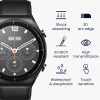 2 db Kwmobile védőfólia készlet Xiaomi Watch S1, átlátszó/fekete, polimer, KWM000024WU001C