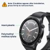 2 db Kwmobile védőfólia készlet Xiaomi Watch S1, átlátszó/fekete, polimer, KWM000024WU001C