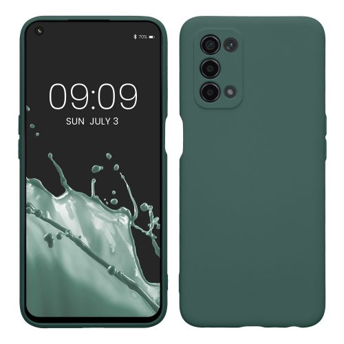 Kwmobile tok OPPO A74 5G/A54 5G, zöld, szilikon, KWM0000157U021C