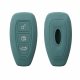 Kwmobile autókulcs fedél Ford 3 gombokhoz - Keyless Go, Sötétzöld, Szilikon, KWM000008AQ005C