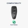 Kwmobile autókulcs fedél Ford 3 gombokhoz - Keyless Go, Sötétzöld, Szilikon, KWM000008AQ005C