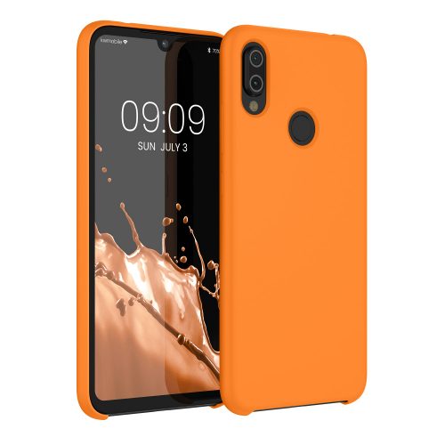 Kwmobile tok Xiaomi Redmi Note 7/Redmi Note 7 Pro telefonhoz, narancs, szilikon, KWM0000102B030C