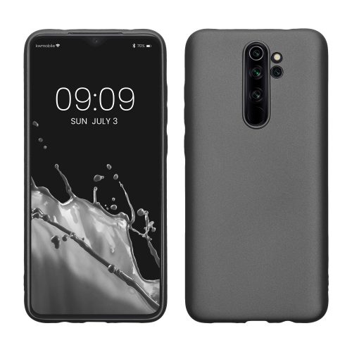 Kwmobile tok Xiaomi Redmi Note 8 Pro telefonhoz, szürke, szilikon, KWM000010MU011C