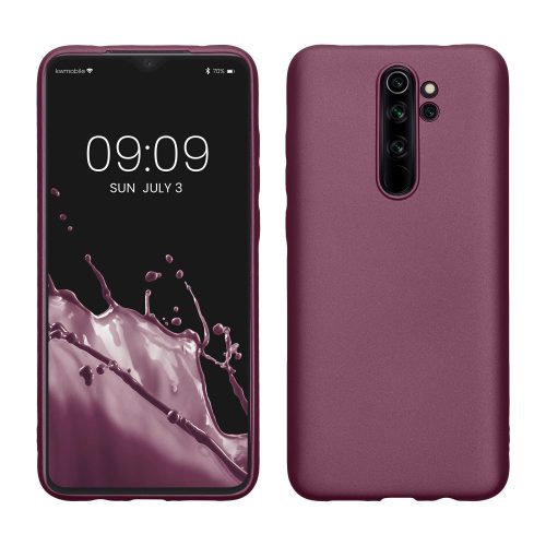 Kwmobile tok Xiaomi Redmi Note 8 Pro telefonhoz, lila, szilikon, KWM000010MU012C