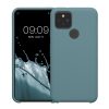 Kwmobile tok Google Pixel 5 telefonhoz, sötétzöld, szilikon, KWM0000122K031C