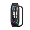 2 db Kwmobile védőfólia készlet Xiaomi Mi Band 6 telefonhoz, átlátszó/fekete, polimer, KWM000024WR001C