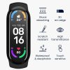 2 db Kwmobile védőfólia készlet Xiaomi Mi Band 6 telefonhoz, átlátszó/fekete, polimer, KWM000024WR001C