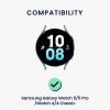 Kwmobile szíj Samsung Galaxy Watch 5/Galaxy Watch 5 Pro/Galaxy Watch 4 készülékhez, világos rózsaszín, nylon, KWM000024XZ002C