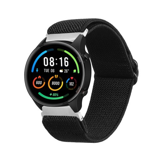 Kwmobile szíj Xiaomi Mi Watch Color Sport/S1 Active, fekete, nylon, KWM000024YA001C