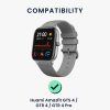 Kwmobile USB töltőkábel Amazfit GTS 4/GTR 4/GTR 4 Pro-hoz, fekete, műanyag, KWM000024YD001C