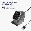 Kwmobile USB töltőkábel Amazfit GTS 4/GTR 4/GTR 4 Pro-hoz, fekete, műanyag, KWM000024YD001C