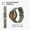 Kwmobile szíj Samsung Galaxy Watch 5/Galaxy Watch 5 Pro/Galaxy Watch 4 készülékhez, zöld, textil, KWM000024YM002C