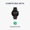 Kwmobile szíj TicWatchhoz Ticwatch E3 / GTH 20mm, szürke, textil, KWM000024YO001C