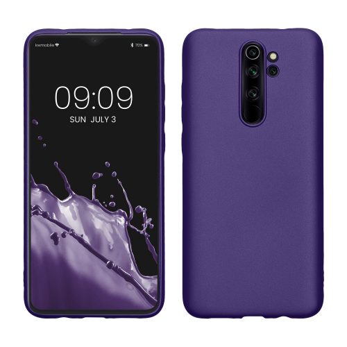 Kwmobile tok Xiaomi Redmi Note 8 Pro telefonhoz, lila, szilikon, KWM000010MU013C